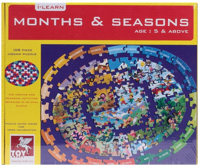 

Toy Kraft Months and Seasons(108 Pieces)