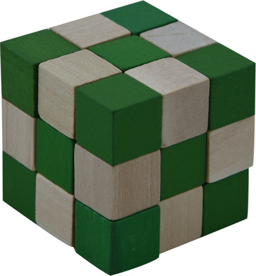 

Kaatru Eco-friendly bamboo wooden toys 3D magic cube puzzle(1 Pieces)