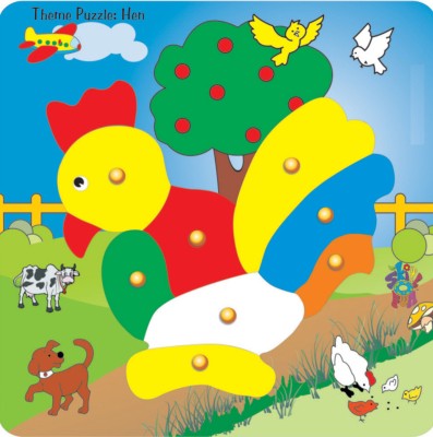 SKILLOFUN Theme Puzzle Standard Hen(1 Pieces)