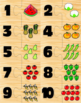 Kinder Creative Number Match Up with Box(3 Pieces)