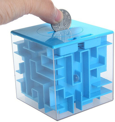 

ShopperBay Money Maze Box Cube Blue(1 Pieces)