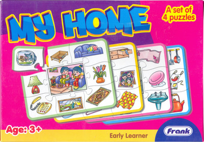 

Frank Set of 4 Puzzles My Home(36 Pieces)