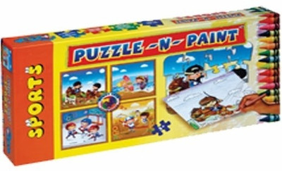 

Sunny Puzzle N Paint Sports(36 Pieces)