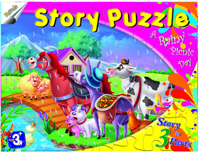 

Ratnas Story Puzzle - A Rainy Picnic Day(60 Pieces)