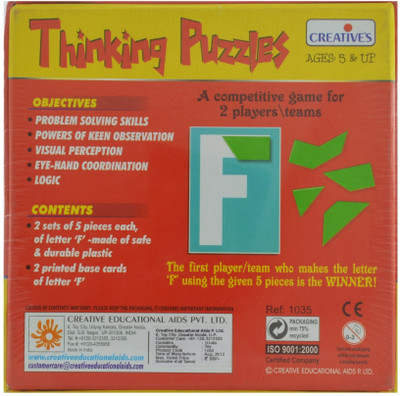 

Creative Educational Aids Thinking Puzzles F(5 Pieces)