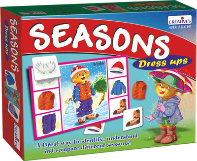 

Creative Educational Aids Seasons Dress Ups(24 Pieces)