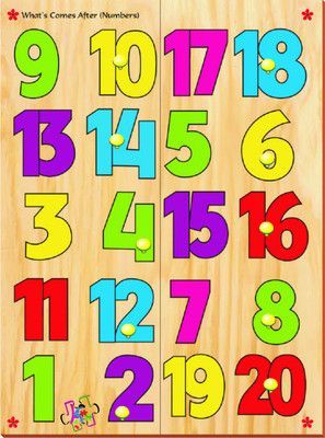 

Kinder Creative What's Comes After Numbers with Knobs(10 Pieces)