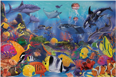 

Melissa & Doug Underwater Floor Puzzle(48 Pieces)