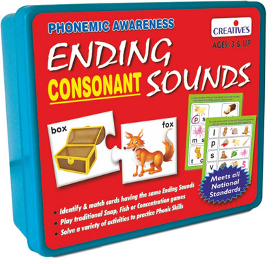 

Creative Educational Aids Ending Sounds - Consonant(30 Pieces)