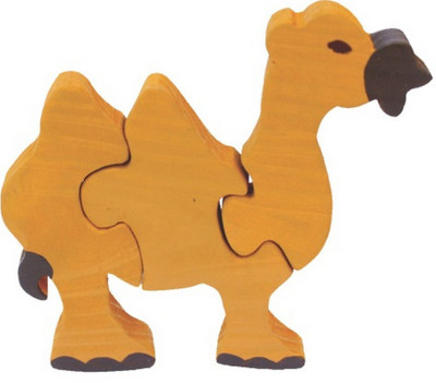 

Enigmatic Woodworks Wooden Jigsaw Puzzle - Camel(3 Pieces)