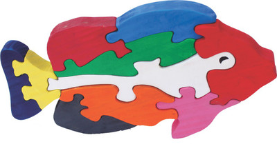 

Enigmatic Woodworks Wooden Jigsaw Puzzle - Big Fish(10 Pieces)