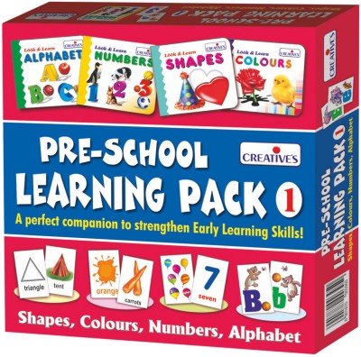 Creatives Pre-school Learning Pack 1(Multicolor)
