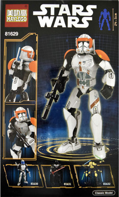 

Powerpak Maylego-81629 Clone Commander Star Wars Building Figures for ages 6+(86 Pieces)