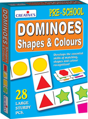 

Creative Educational Aids Dominoes Shapes & Colours(28 Pieces)