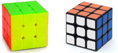

ShopperBay 3x3x3 Stickerless Magic and 3x3x3 Black Magic Combo(2 Pieces)
