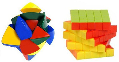 Mayatra's Shengshou Master Pyramorphix & Stickerless 5x5 Rubik Speed Cube - Combo (2 Pieces)(2 Pieces) available at flipkart for Rs.799