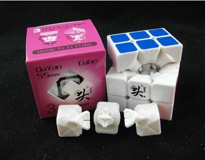 

Dayan Zhanchi 3 X 3 X 3 Speedcube White 55Mm Cube Puzzle(1 Pieces)