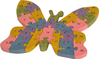 

Kidken Montessori Jigsaw Puzzle Butterfly(1 Pieces)