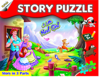 

Ratnas Story Puzzle - A Little Red Girl(60 Pieces)