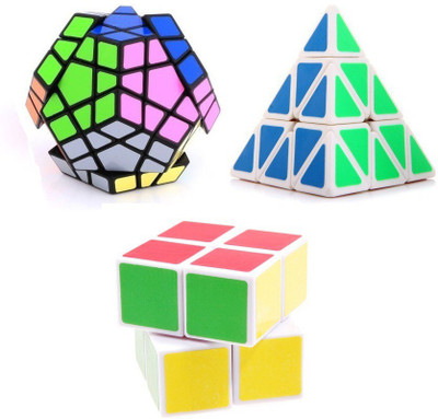 

Mayatra's Megaminx Puzzle Pyraminx Triangle Pyramid Magic Cube Puzzle Twist Toy Game Education Creative & Shengshou 2x2x2 Puzzle Cube(3 Pieces)