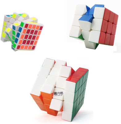 Emob Magic Rubik Cube Puzzle Brainstorming Game (3x3 + 4x4 & 5x5)(3 Pieces) available at flipkart for Rs.699