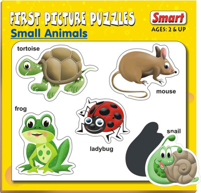 

Smart First Picture Puzzles - Small Animals(5 Pieces)