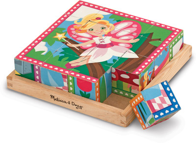 

Melissa & Doug Princess & Fairy Cube Puzzle(16 Pieces)