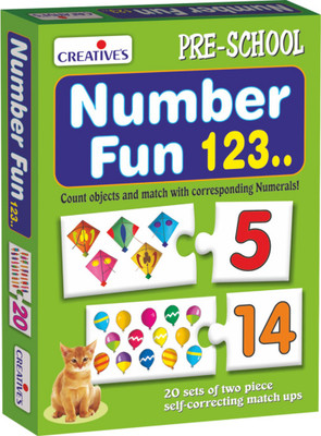 

Creative Educational Aids Number Fun 123(40 Pieces)