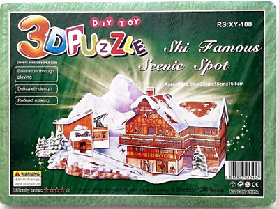 

Masterfit 3D PUZZLE SNOW HOUSE(120 Pieces)