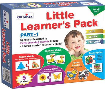 

Creatives Little Learn's Pack - Part-I(240 Pieces)