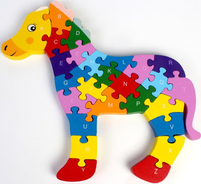 

Pigloo Wooden Horse Puzzle Toy(26 Pieces)