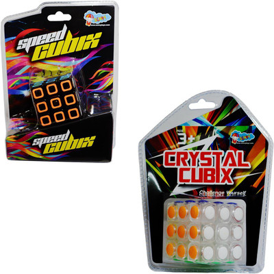 Sunny Speed Cube And Crystal Cube Combo(2 Pieces)