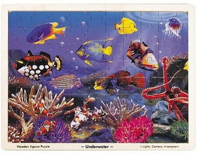 

Melissa & Doug Underwater Wooden Jigsaw Puzzle(48 Pieces)