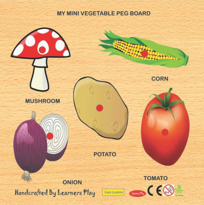 6% OFF on Learners Play Mini Vegetables Knob Puzzle(5 Pieces) 6% OFF on Learners Play Mini Vegetables Knob Puzzle(5 Pieces)