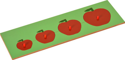 

Kidken Montessori Size Variation Inset Board Apple(1 Pieces)