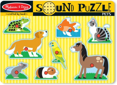 

Melissa & Doug Pets Sound Puzzle(8 Pieces)