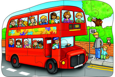 

Orchard Toys Little Bus Double Sided Puzzle(12 Pieces)
