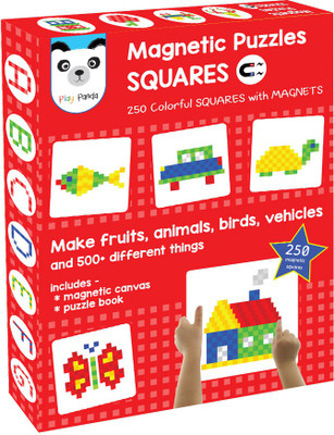8% OFF on Play Panda Magnetic Puzzles Squares (250 colorful