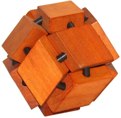 

Cubelelo Wooden Chestnut Ball Puzzle(1 Pieces)