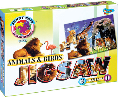 

Sunny Jigsaw Big-Animals & Birds(120 Pieces)
