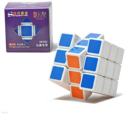 

Shengshou 3 Aurora - Jiguang - 3X3X3 Speed Cube Puzzle 3X3. White(1 Pieces)