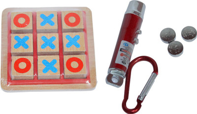 

Dream Bag Wooden Tic Tac Toe & Laser Light 3 in 1(2 Pieces)
