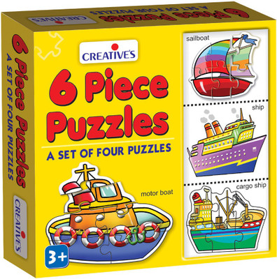 

Creative's 6 Piece Puzzles(24 Pieces)