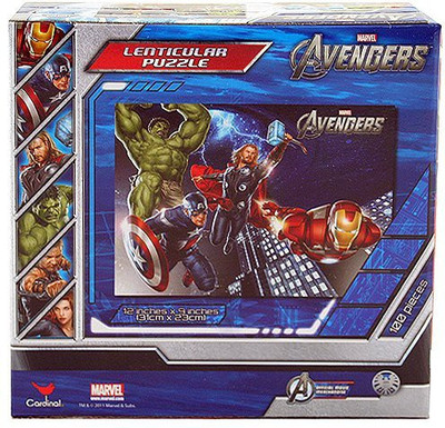

Cardinal Industries Avengers Lenticular 3D Jigsaw Puzzle s(100 Pieces)