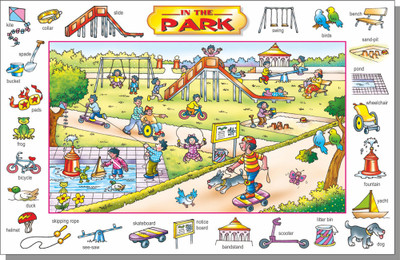 

Creatives Picture Talk in the Park(15 Pieces)