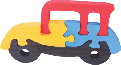 

Enigmatic Woodworks Wooden Jigsaw Puzzle - Car(4 Pieces)