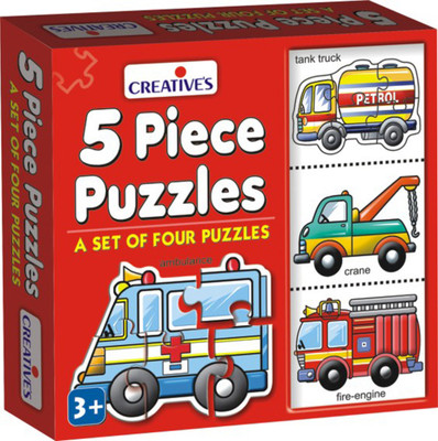 

Creative Educational Aids 5 Piece Puzzles(20 Pieces)