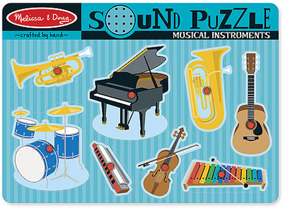 

Melissa & Doug Musical Instruments Sound Puzzle(8 Pieces)