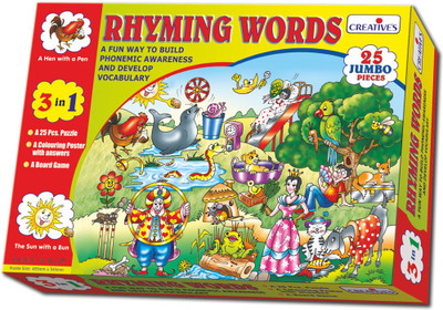 

Creative Educational Aids Rhyming Words(25 Pieces)