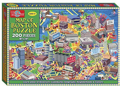 

T.S. Shure Map of Boston Jigsaw Puzzle(200 Pieces)